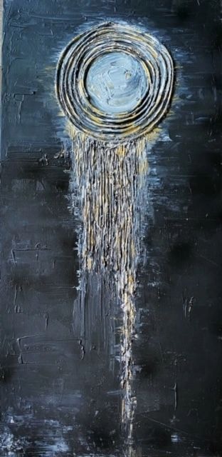 Acrylic on Canvas — detail by Tina Behnam