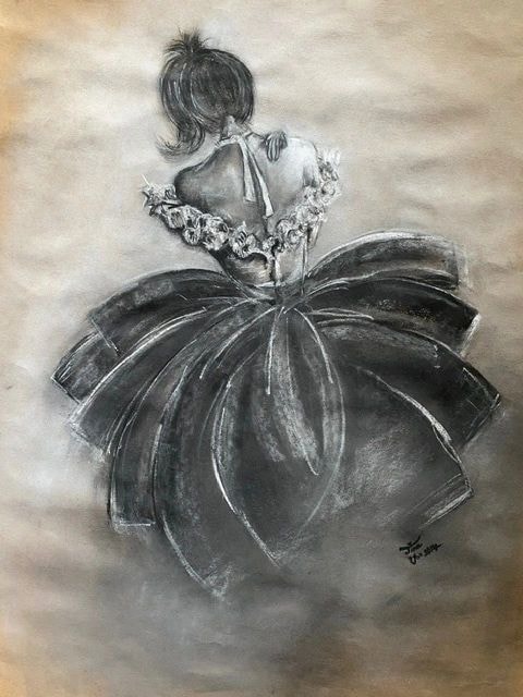Charcoal — detail by Tina Behnam