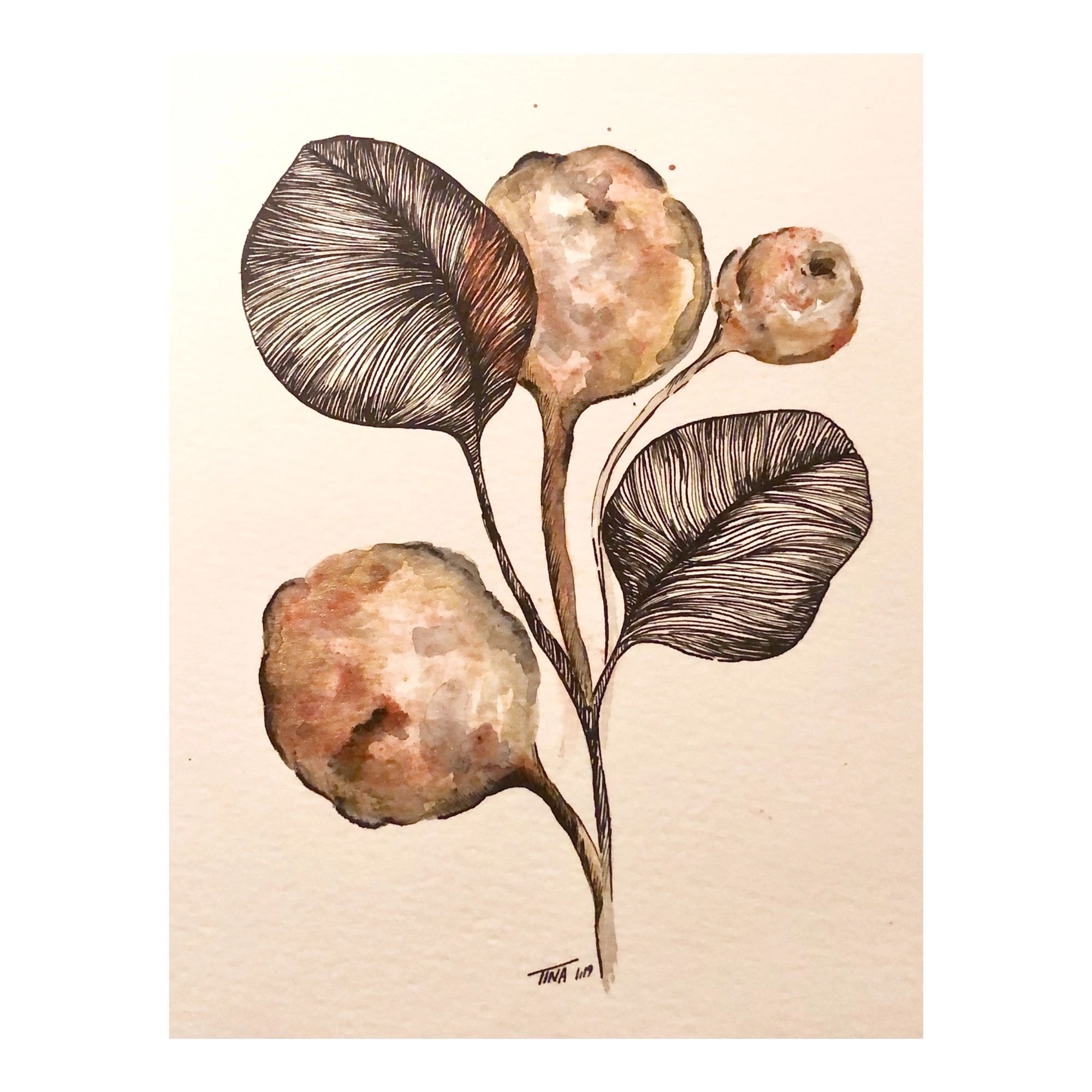 Watercolor — detail by Tina Behnam