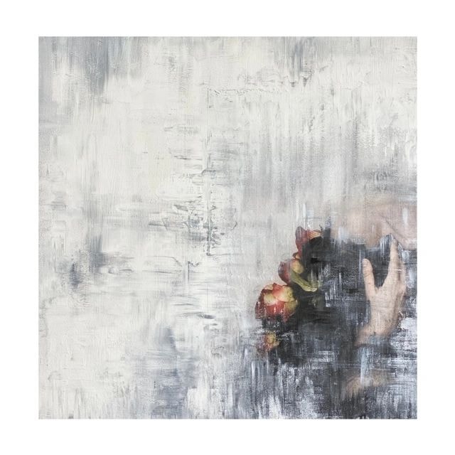 White & Red Botanical — Mixed Media by Tina Behnam