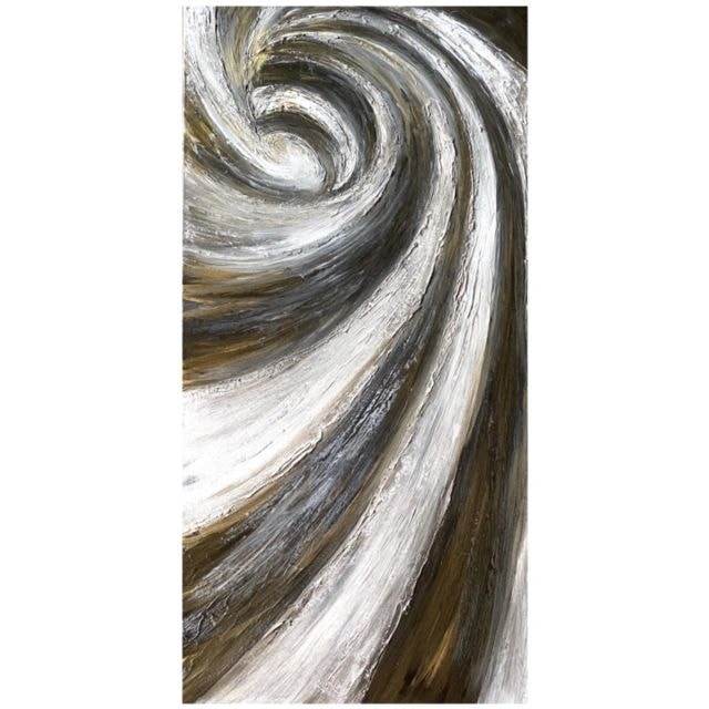 Abstract swirling brushstrokes in marble-like texture