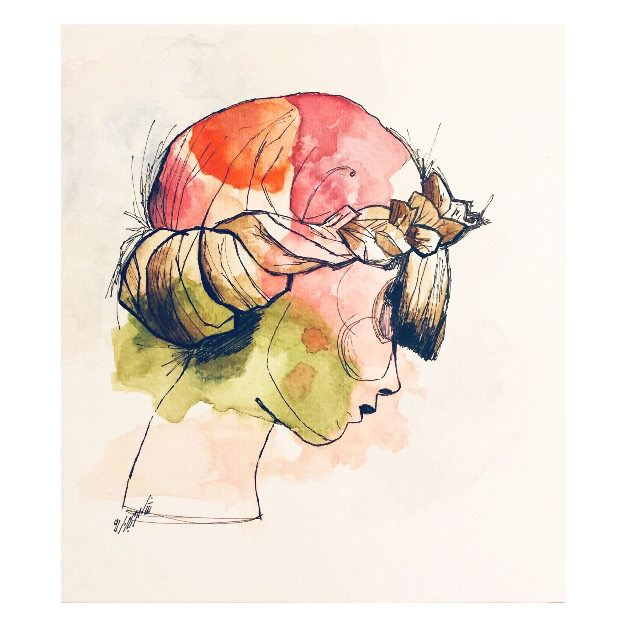 Watercolor Mind — Watercolor by Tina Behnam